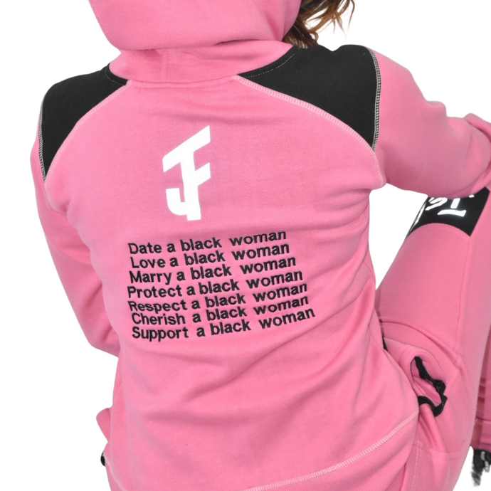 Pink Women Sweatsuit Set